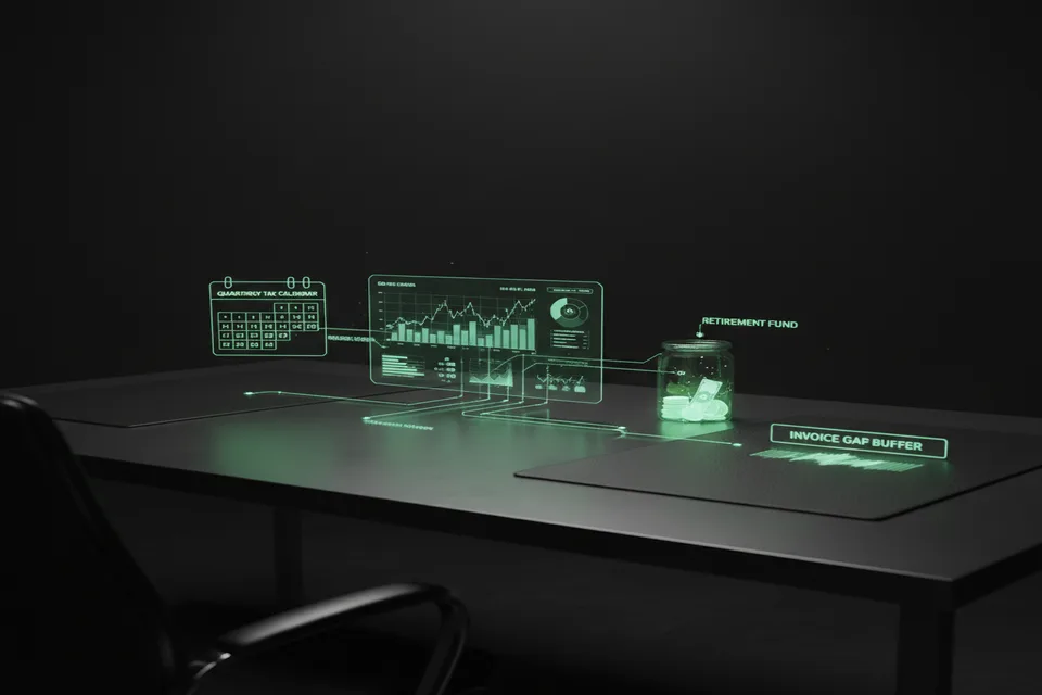 Freelancer Financial Bootstrap visual